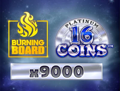16 Coins Platinum Burning Board Scratchcard