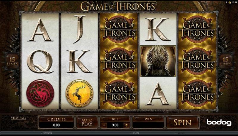 game of thrones slot